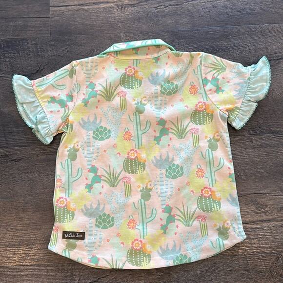 Matilda Jane size 4 Sleeping Cactus Pajama Set - Picture 6 of 10